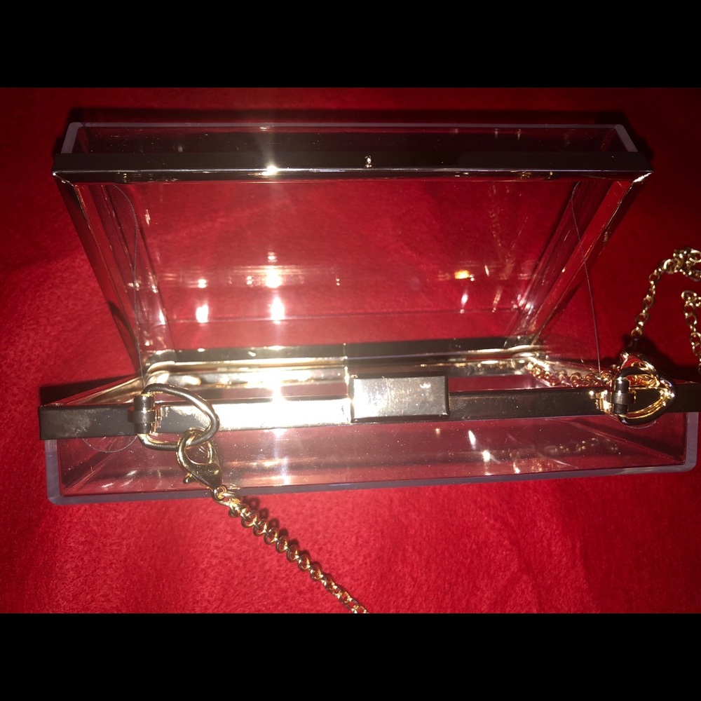Brand New Clear clutch bag